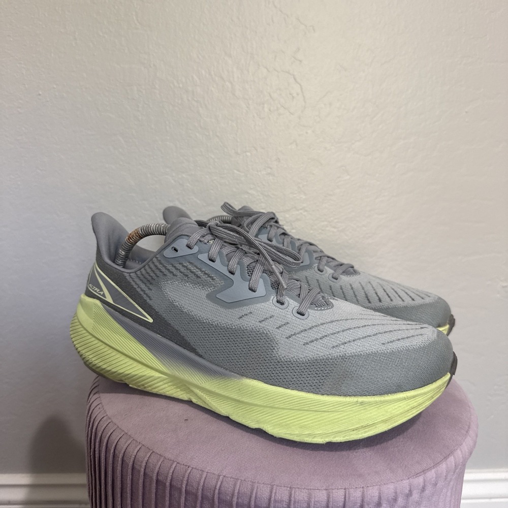 Altra Experience Flow Mens Running Shoes 10.5 Gray Green ALOA85NV231